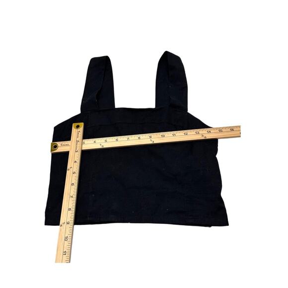 Abercrombie & Fitch Black Womens Square Neck Tank Size Medium - Picture 3 of 6